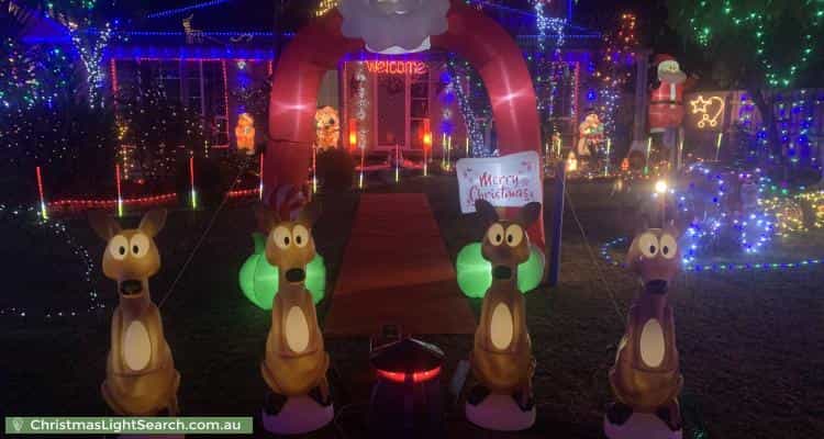 Christmas Light display at  Rollings Close, Rosebud