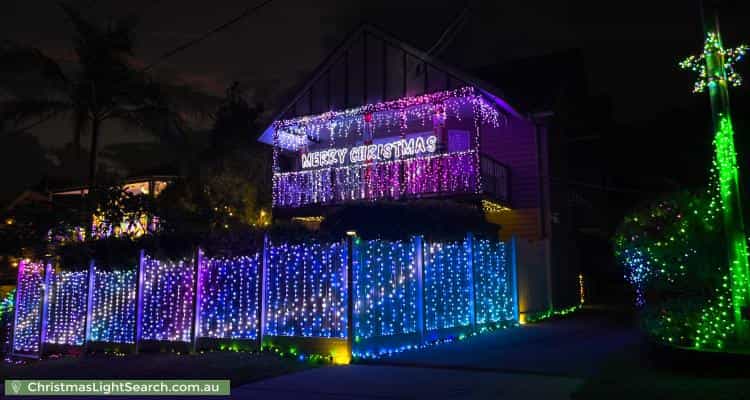 Christmas Light display at 8 Gilrey Street, Toowong
