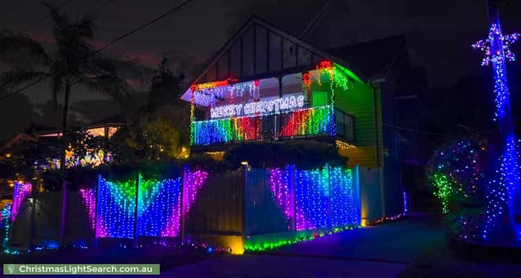 Christmas Light display at 8 Gilrey Street, Toowong