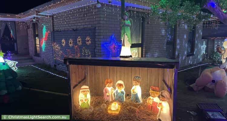 Christmas Light display at 6 Neasham Drive, Dandenong North