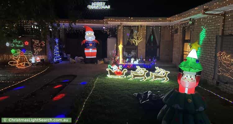 Christmas Light display at 6 Neasham Drive, Dandenong North