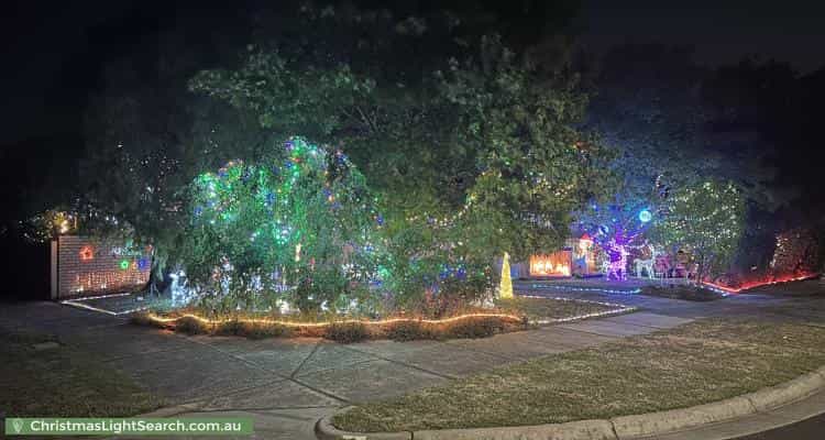 Christmas Light display at 6 Neasham Drive, Dandenong North