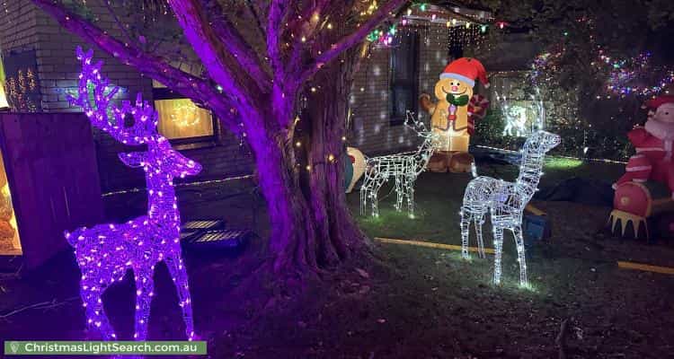 Christmas Light display at 6 Neasham Drive, Dandenong North