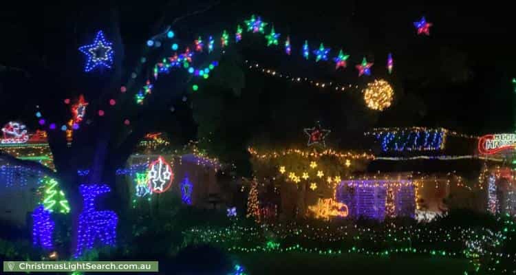 Christmas Light display at 43 Cooper Ridge, Winthrop