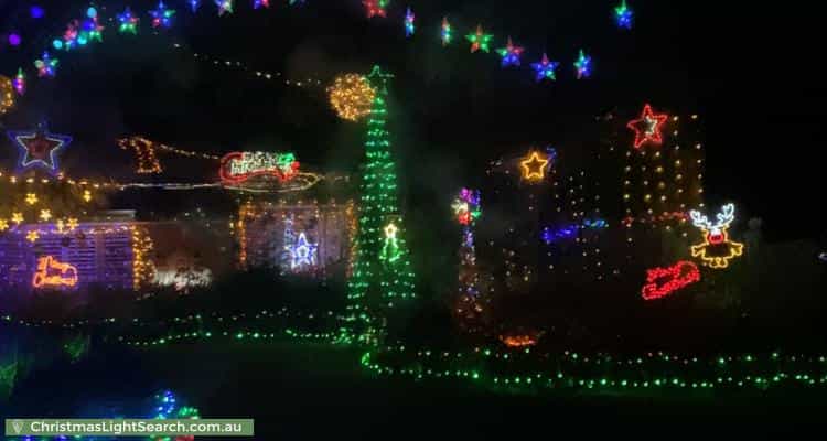 Christmas Light display at 43 Cooper Ridge, Winthrop