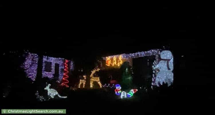 Christmas Light display at 19 Lockett Crest, Winthrop
