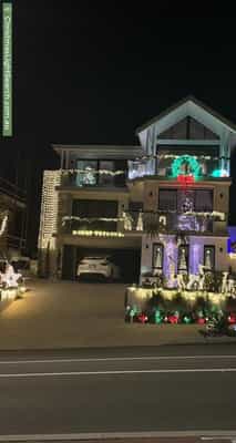 Christmas Light display at 305 West Coast Drive, Trigg