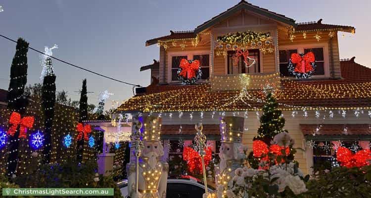 Christmas Light display at 46 Briggs Street, Caulfield