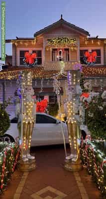 Christmas Light display at 46 Briggs Street, Caulfield
