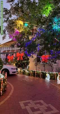 Christmas Light display at 46 Briggs Street, Caulfield