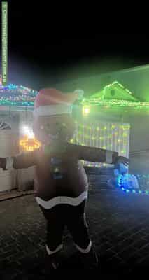 Christmas Light display at  Throsby Close, Barden Ridge