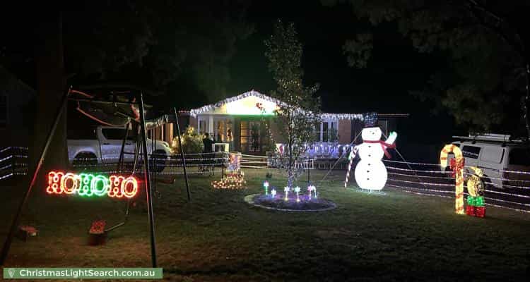 Christmas Light display at 20 Jarvis Place, Macquarie