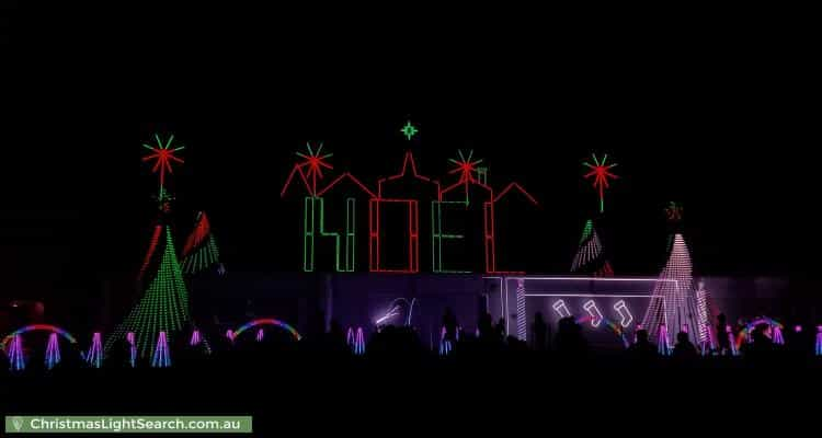 Christmas Light display at Old Melbourne Road, Chirnside Park