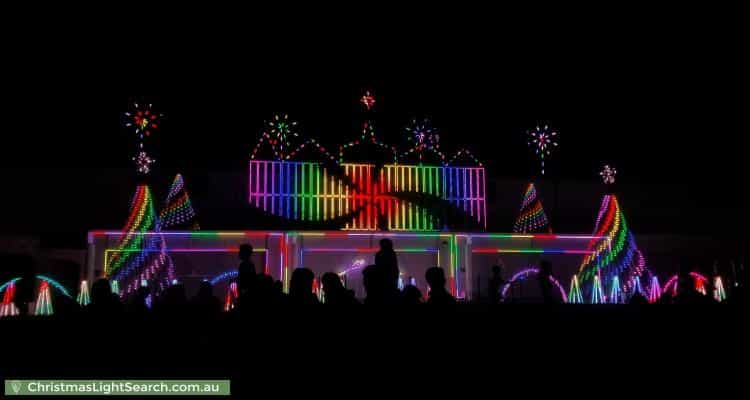 Christmas Light display at Old Melbourne Road, Chirnside Park