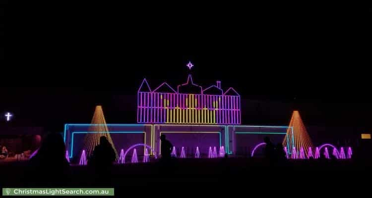 Christmas Light display at Old Melbourne Road, Chirnside Park