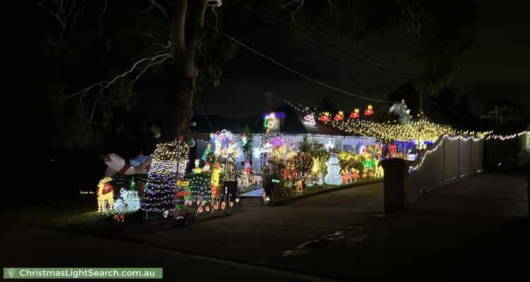 Christmas Light display at 99 Terry Street, Blakehurst