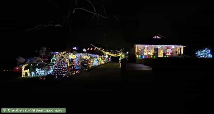 Christmas Light display at 99 Terry Street, Blakehurst