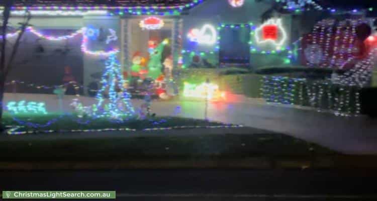 Christmas Light display at 138 Tuckwell Road, Castle Hill