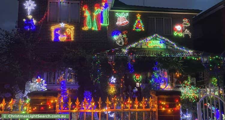 Christmas Light display at 46 Knowles Avenue, Matraville