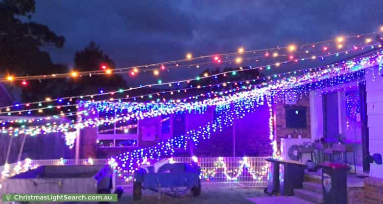 Christmas Light display at 7 Summerstone Way, Ambarvale