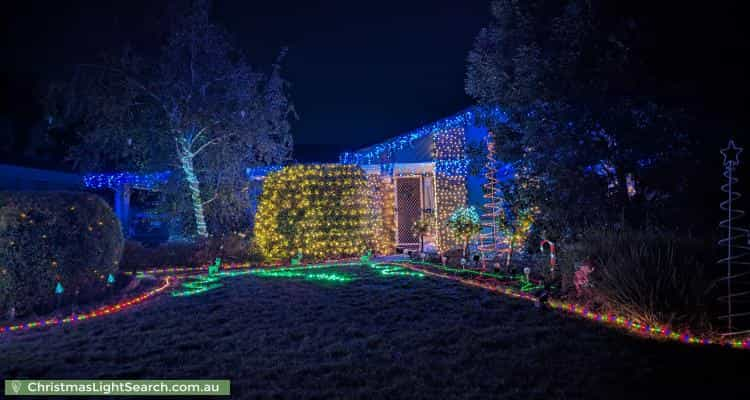 Christmas Light display at 22 Concord Drive, Old Reynella