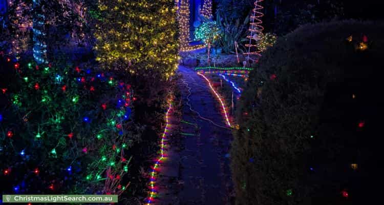 Christmas Light display at 22 Concord Drive, Old Reynella