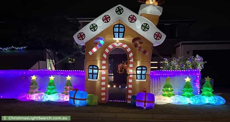 Christmas Light display at 13 Potenza Avenue, Stirling