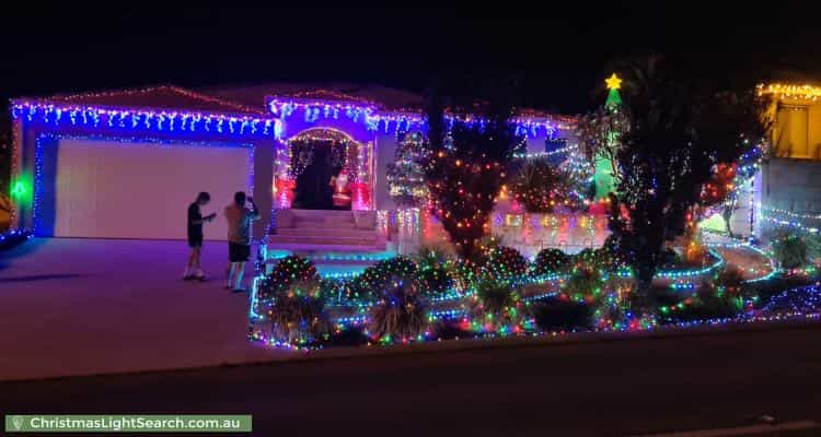 Christmas Light display at 3 Catspaw Avenue, Beeliar