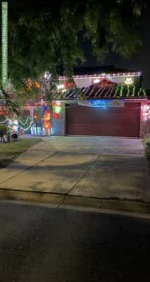 Christmas Light display at 1 Ann Court, Bundoora