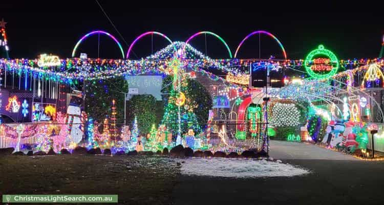 Christmas Light display at 77 Watkin Avenue, Woy Woy