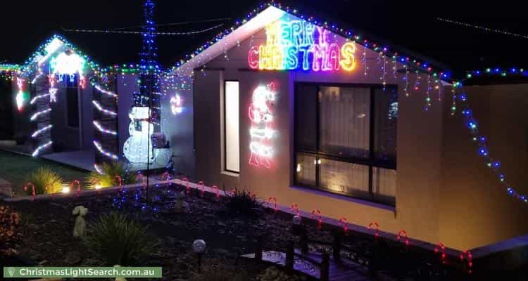 Christmas Light display at 29 Cuthbert Circuit, Wanniassa