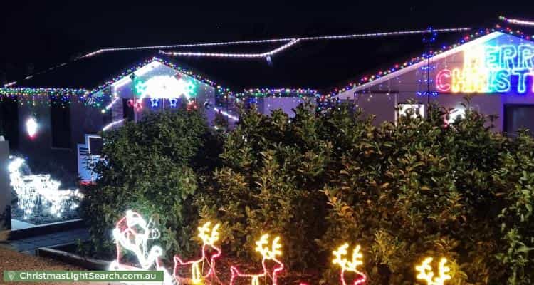 Christmas Light display at 29 Cuthbert Circuit, Wanniassa
