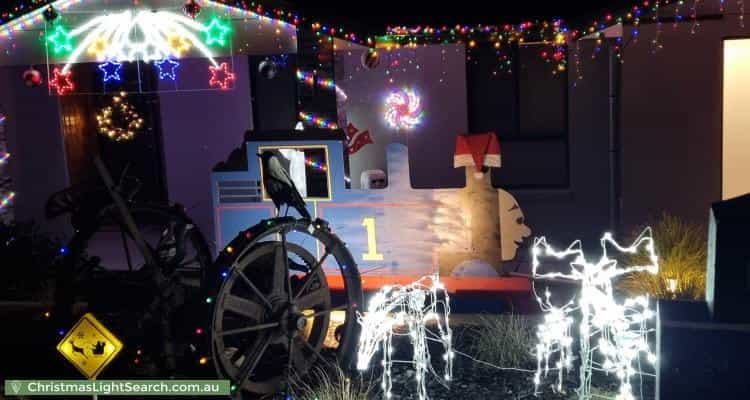 Christmas Light display at 29 Cuthbert Circuit, Wanniassa