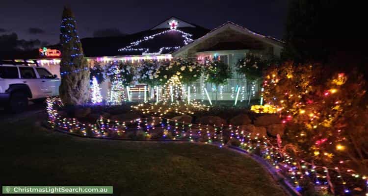 Christmas Light display at 58 Glenthorn Crescent, O'Halloran Hill