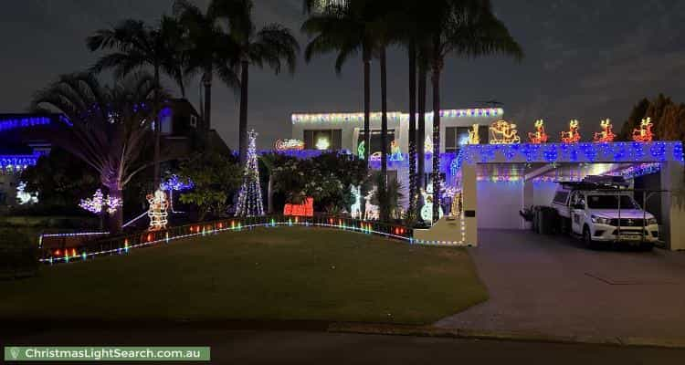 Christmas Light display at 9 Noranda Place, Noranda