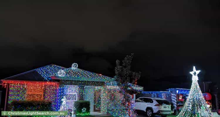 Christmas Light display at 10 Rosella Circuit, Gregory Hills