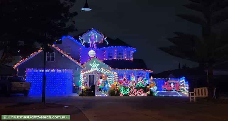 Christmas Light display at 10 Belvoir Gardens, Derrimut