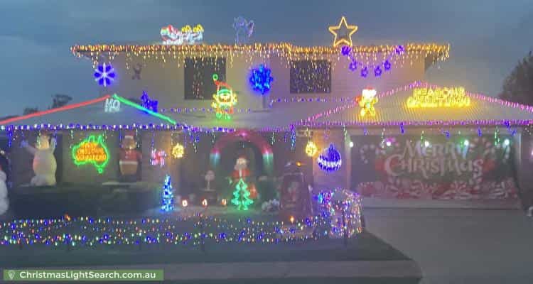 Christmas Light display at  Rainsford Place, Buderim