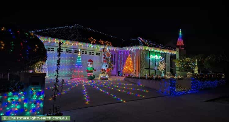 Christmas Light display at 78 Northerly Drive, Harrisdale