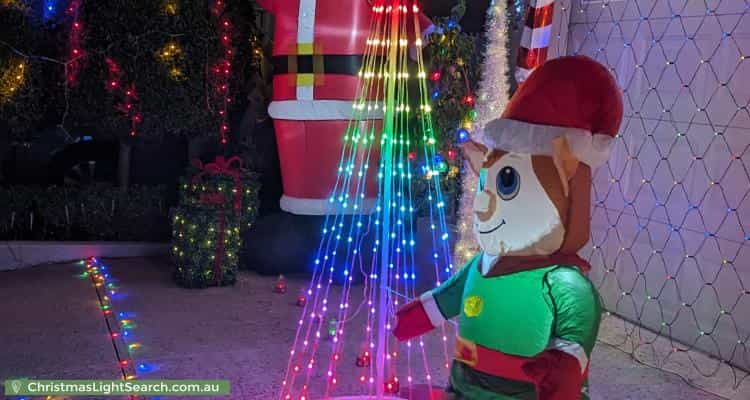 Christmas Light display at 78 Northerly Drive, Harrisdale
