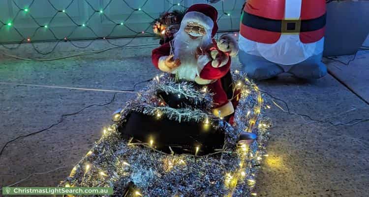 Christmas Light display at 78 Northerly Drive, Harrisdale