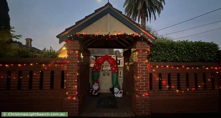 Christmas Light display at 28 Park Street, Moonee Ponds