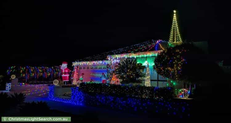 Christmas Light display at 78 Northerly Drive, Harrisdale