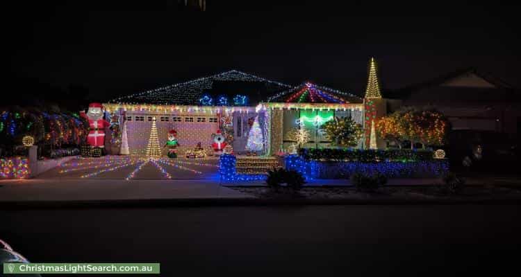 Christmas Light display at 78 Northerly Drive, Harrisdale