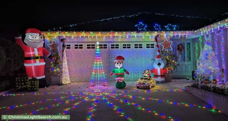 Christmas Light display at 78 Northerly Drive, Harrisdale