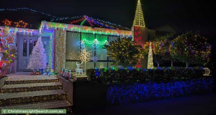 Christmas Light display at 78 Northerly Drive, Harrisdale