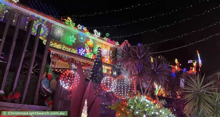 Christmas Light display at 11 Rawdon Court, Boronia