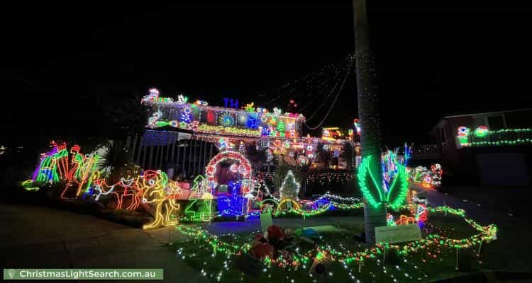 Christmas Light display at 11 Rawdon Court, Boronia