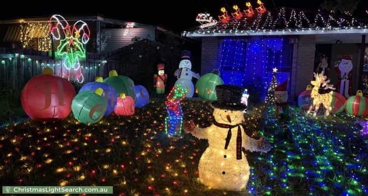 Christmas Light display at 7 Rathmullen Road, Boronia