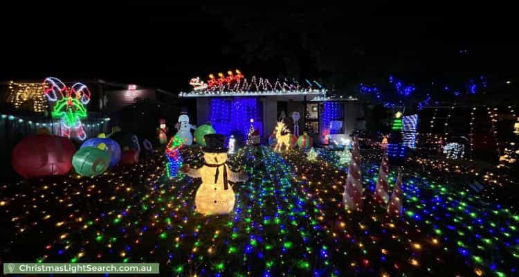 Christmas Light display at 7 Rathmullen Road, Boronia